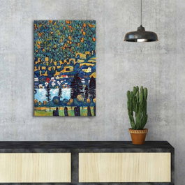 Wallity Lienzo Decorativo Pendio Montano A Unterach de Gustav Klimt 45 x 70 cm